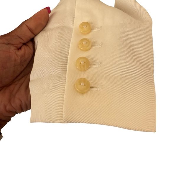 Leifsdottir Cream Women's Blazer Tie Front Cream Color Size
12 - Picture 5 of 6